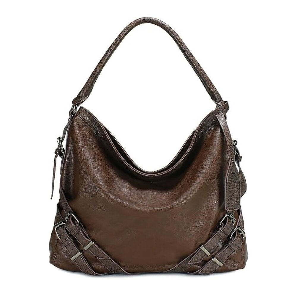 Slouchy hobo shoulder bag